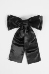 Broche moña oversize negro