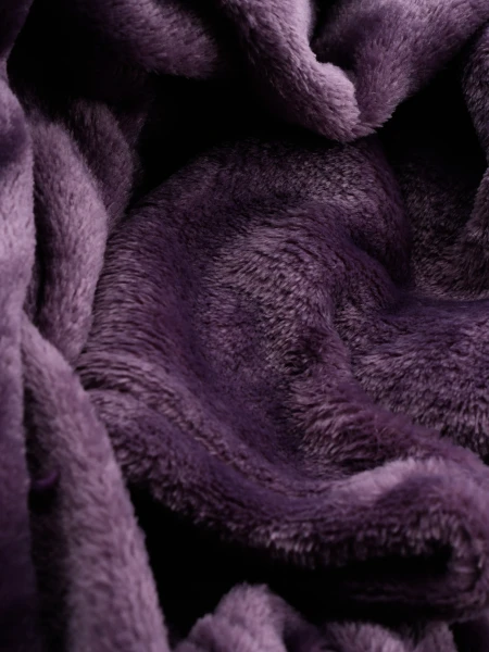 MANTA FLANNEL LISA 2 PLAZAS PURPURA