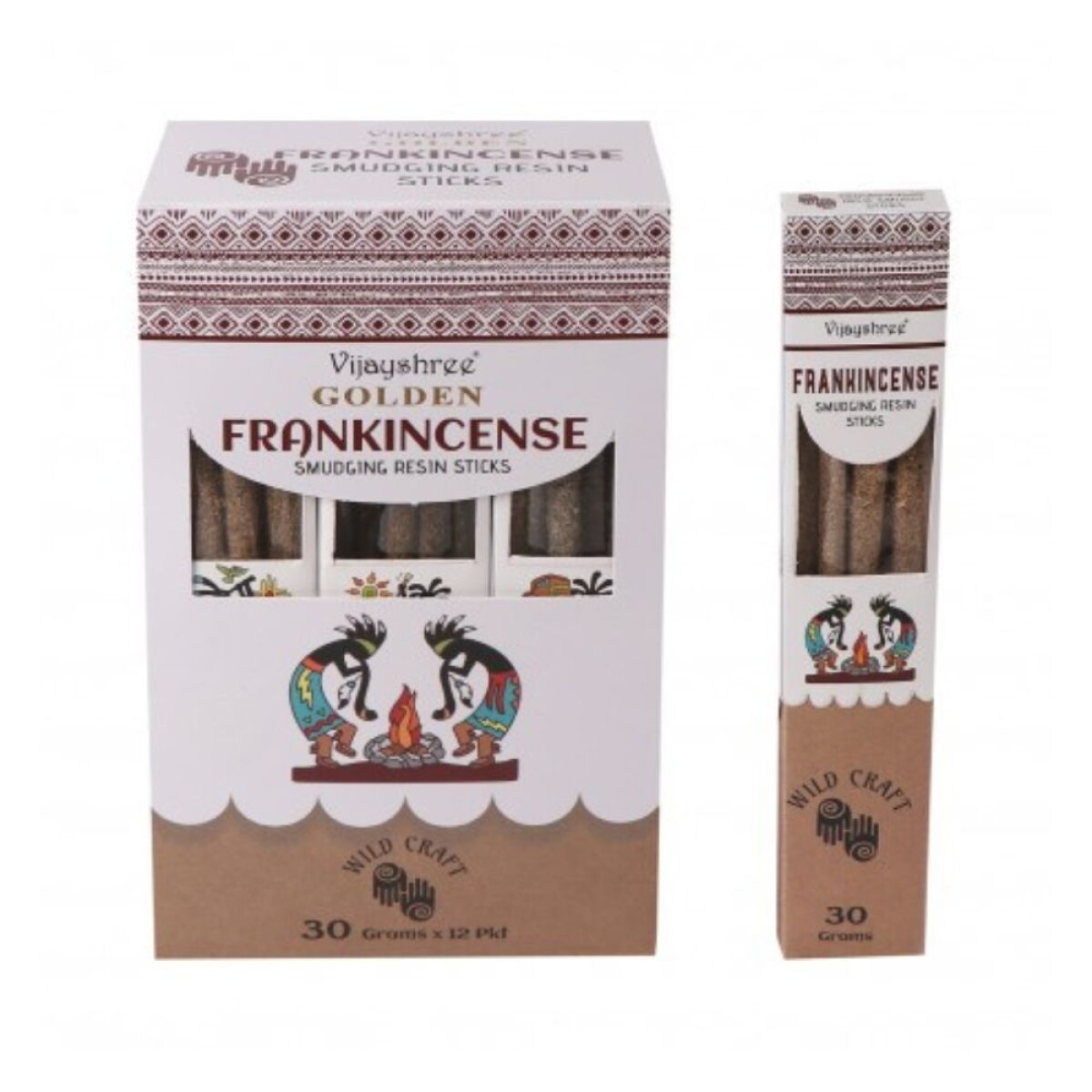 INCIENSO VIJAYSHREE GOLDEN SMUDGING X12 - Incienso 