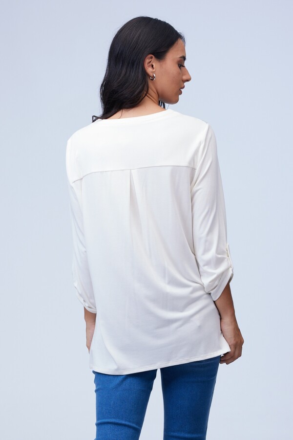 Blusa Bordada CRUDO/MULTI