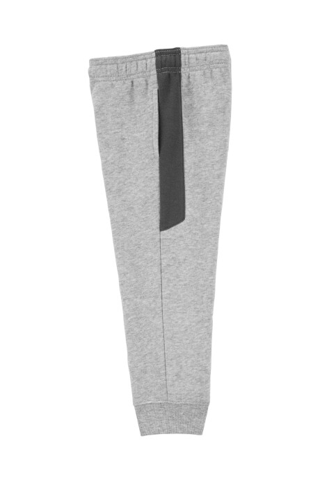 Pantalón deportivo de algodón, gris Sin color
