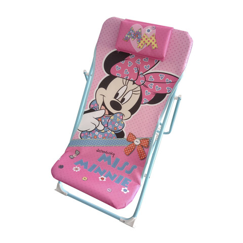 Silla Reposera 3 Niveles Y Broche Seguridad Minnie
