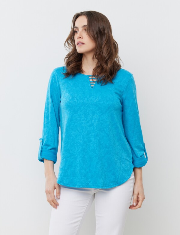 Blusa Botanic AZUL