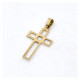 Cruz Calada En Oro 18K Cruz Calada En Oro 18K