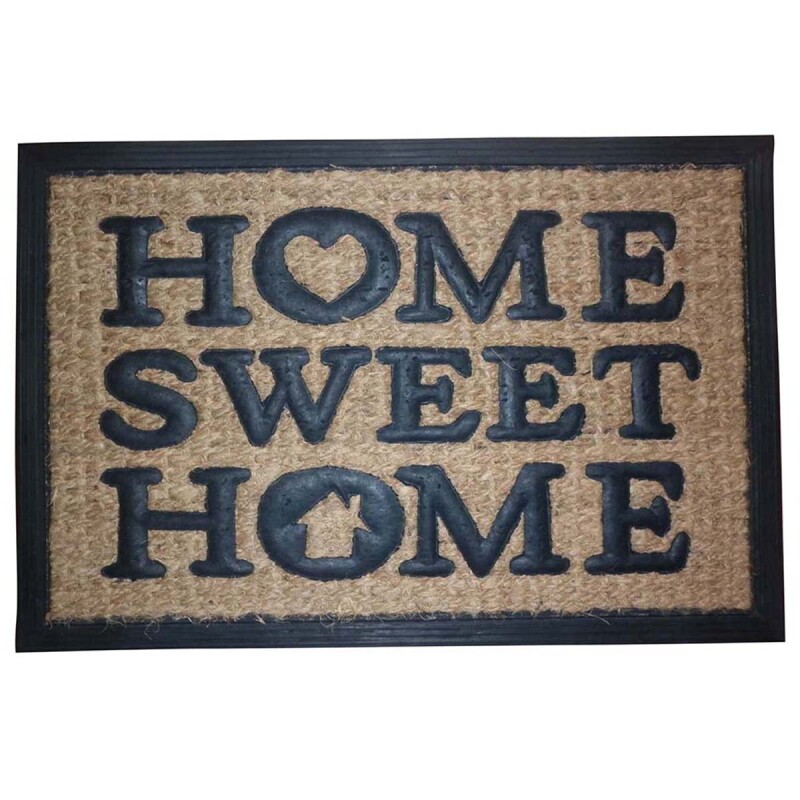 Felpudo coco/goma 40x60 cm HOMESWEETHOME