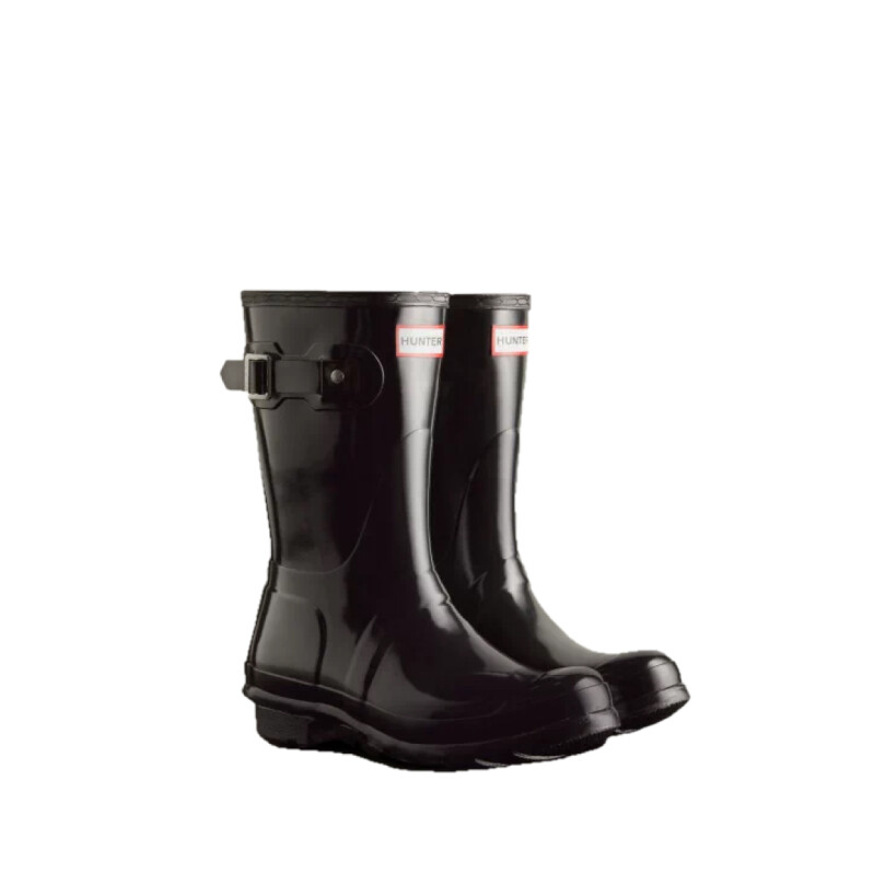Botas Hunter Original Short Gloss - Negro Botas Hunter Original Short Gloss - Negro