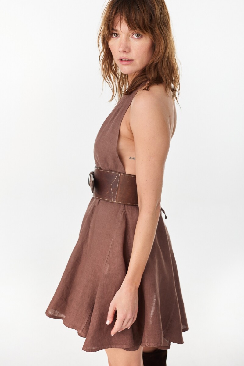 Vestido Bellur Chocolate