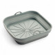 Bandeja Silicona Air fryer plegable 21x21x2 cuadrada Sin Color