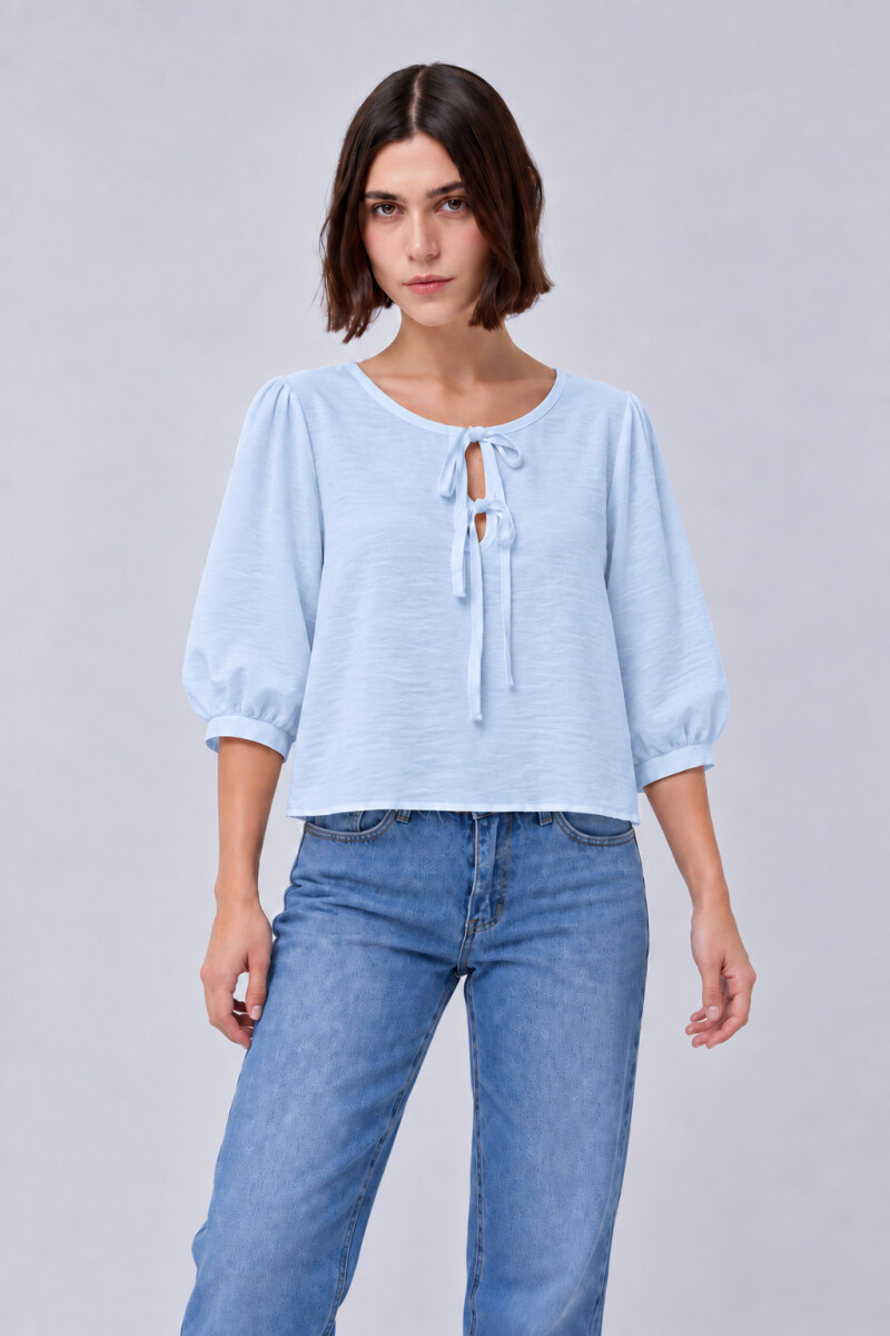 Remera Lazos - Celeste 