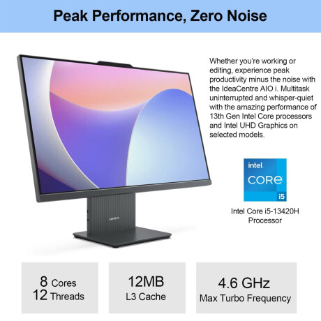 All in One Lenovo 27IRH9 i5-13420H 512GB 16GB 27" Gray All in One Lenovo 27IRH9 i5-13420H 512GB 16GB 27" Gray