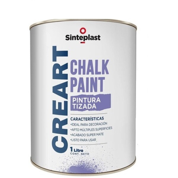 Esmalte Tizado Creart 1L Celeste Envejecido Sinteplast