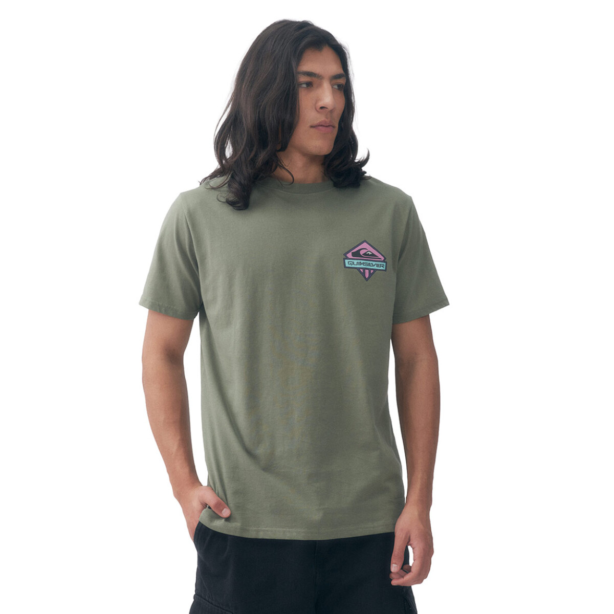 Quiksilver Remera CRYSTAL JET Hombre - Verde 