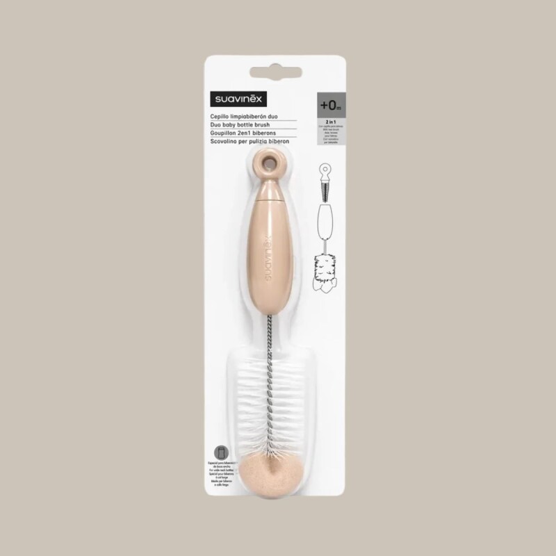 Cepillo Duo limpia mamaderas Suavinex Cepillo Duo Limpia Mamaderas Suavinex