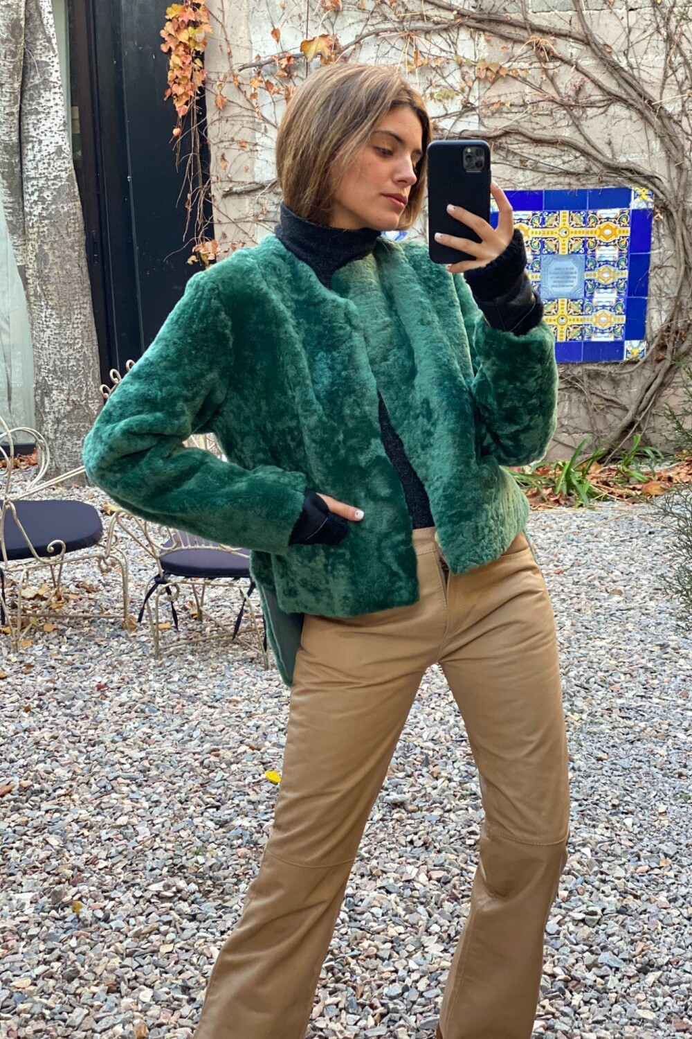 Extra Warm Coat Verde Petróleo