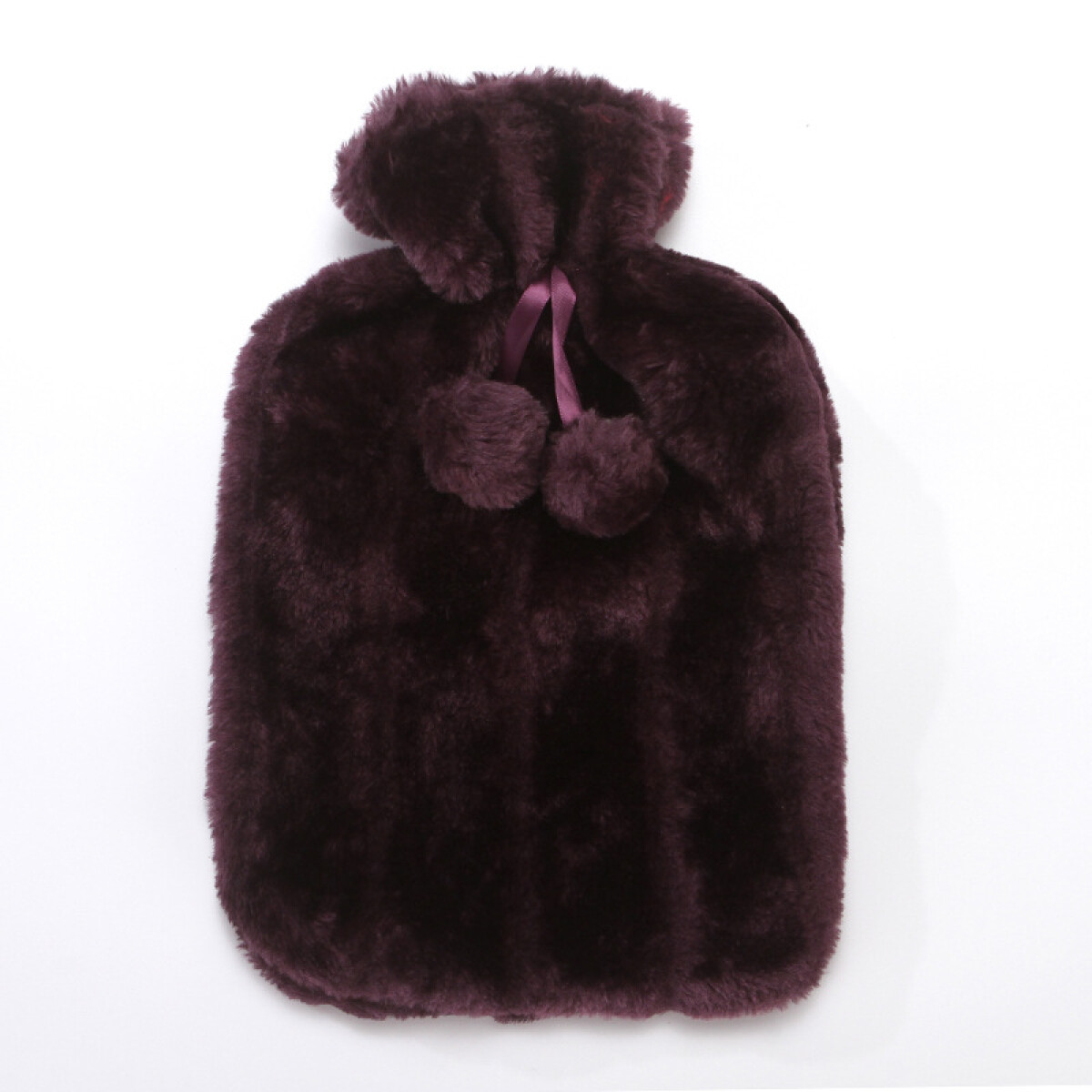 Bolsa De Agua Caliente Peluche - Violeta Oscuro 