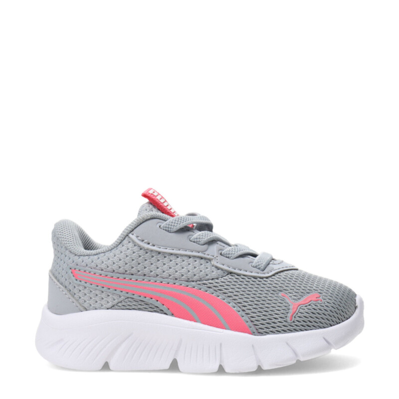 Championes Infantiles Puma Flexfocus Modern Gris - Rosa