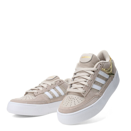 Championes de Mujer Adidas Break Start Bold W Beige - Dorado