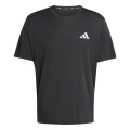 Remera de Hombre Adidas Run Ess Tee M Negro