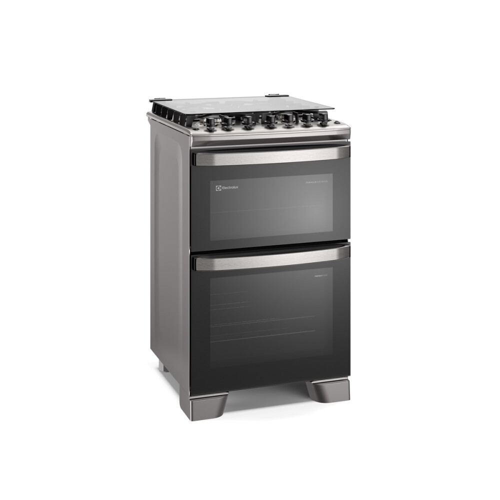 Cocina Combinada Electrolux 4 Hornallas Doble Horno EL-FE4DC Inoxidable