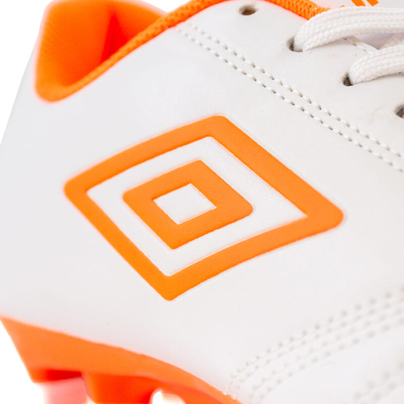 Championes Umbro Classico II de Niños - 20203660 Blanco-naranja