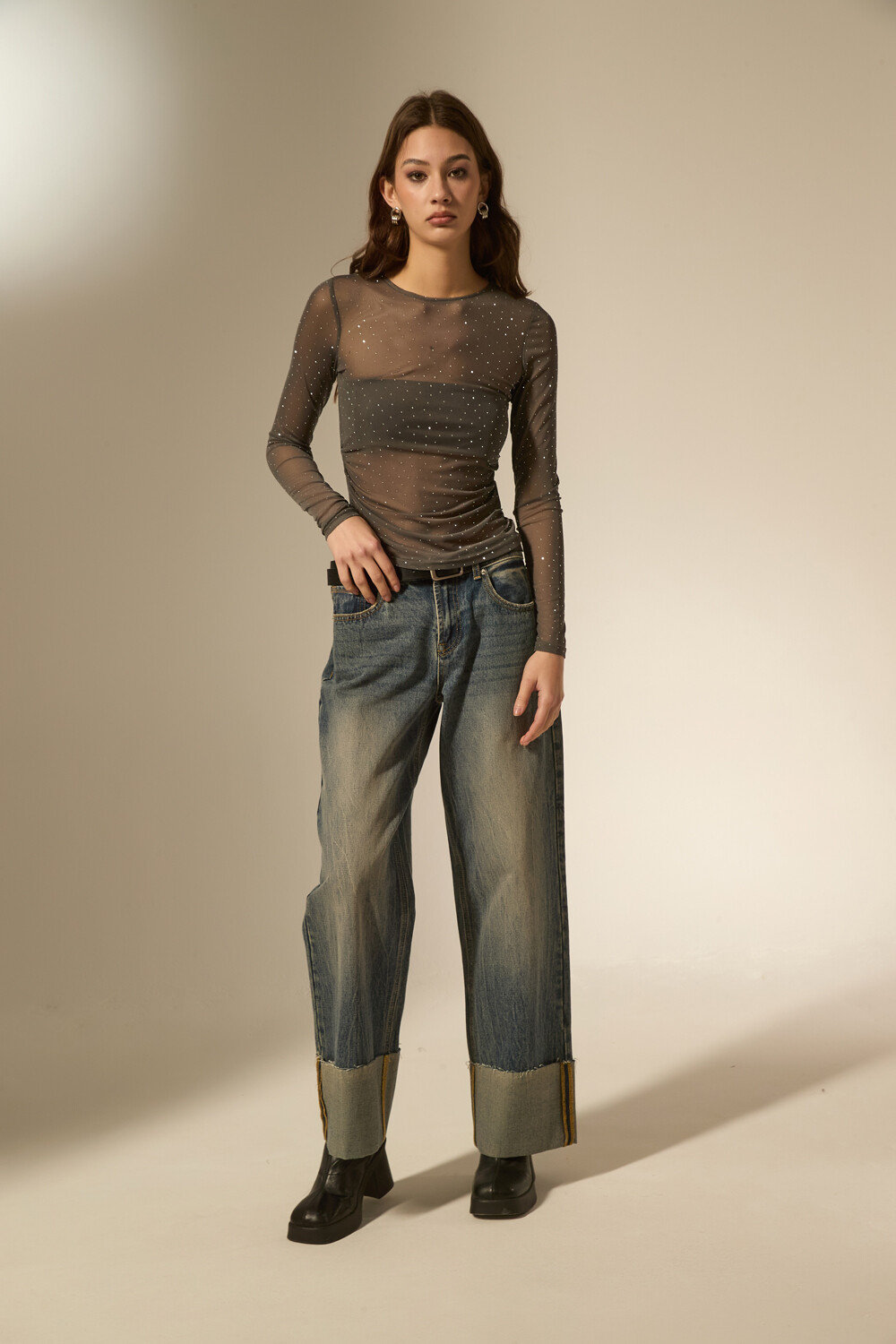 Tops Baian Gris Medio