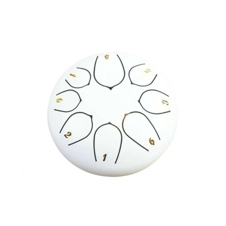 Tambor instrumento musical mediano Blanco