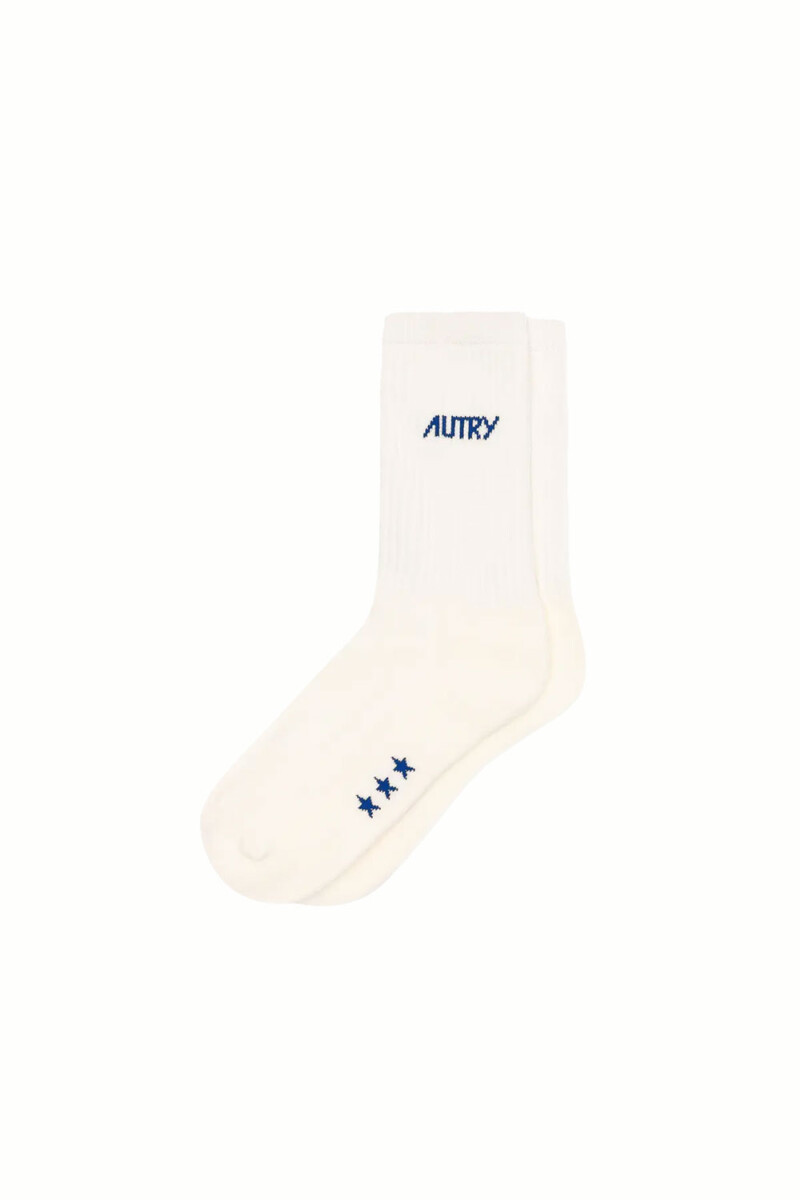 SOCKS MAIN UNIC STARS CREAM/BL Crema