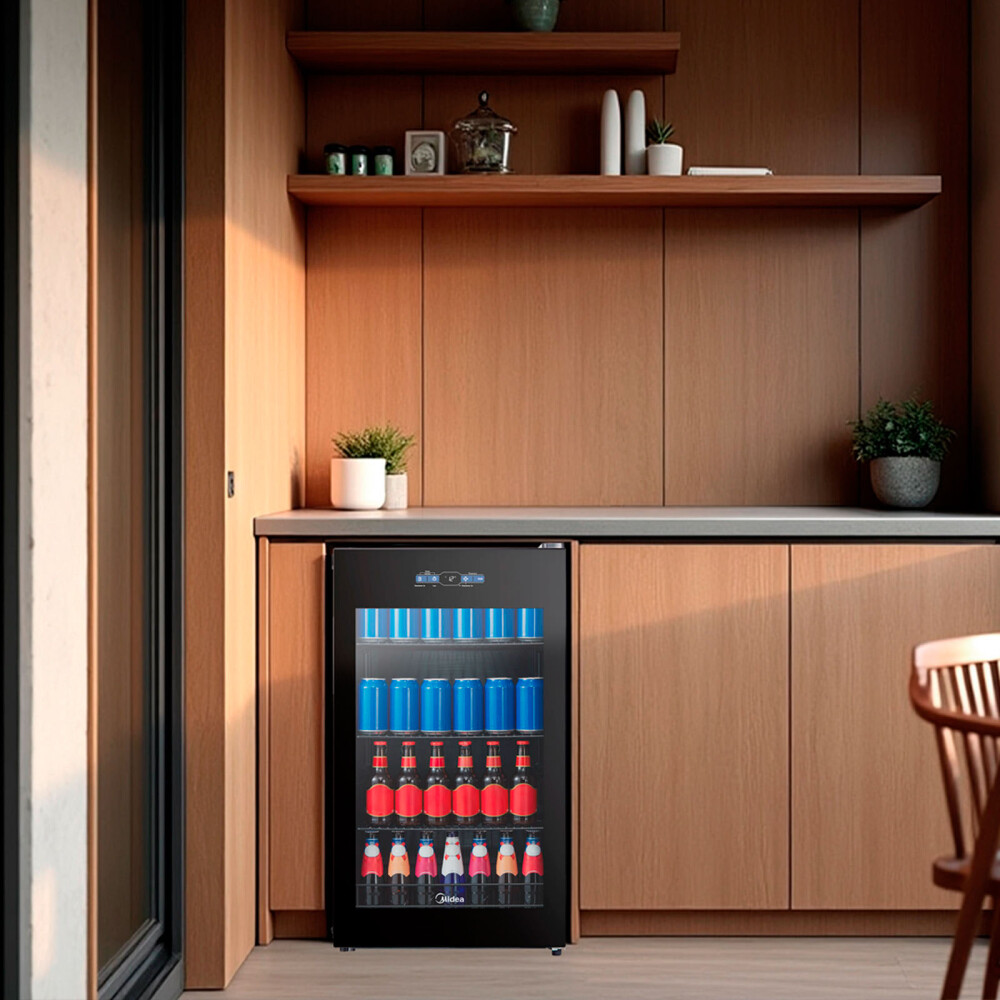 CERVECERA MIDEA 82-LITROS NEGRO MDRX150FGGDX50