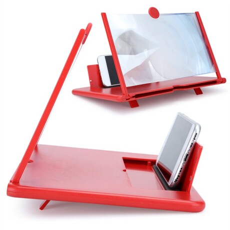 Soporte Lupa para Celulares IYTRER-209 Plegable ROJO