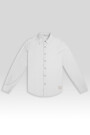 LONG SLEEVE LINEN SHIRT White