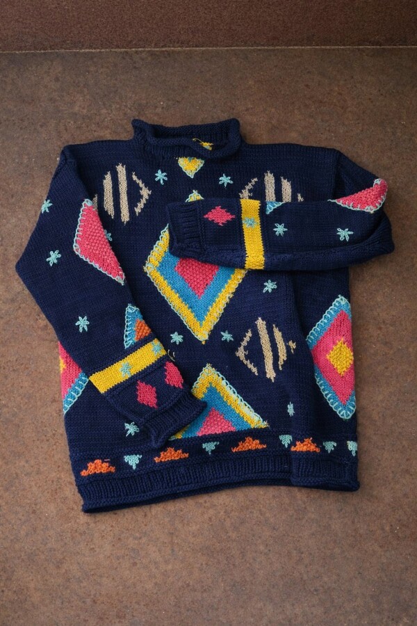 Sweater Gitano Base Azul Marino