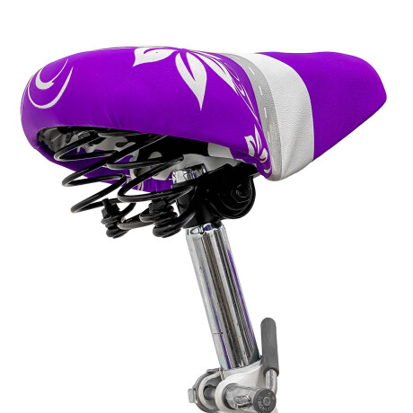 Bicicleta Plegable Paseo Rod 20 Dama Niña Accesorios Violeta