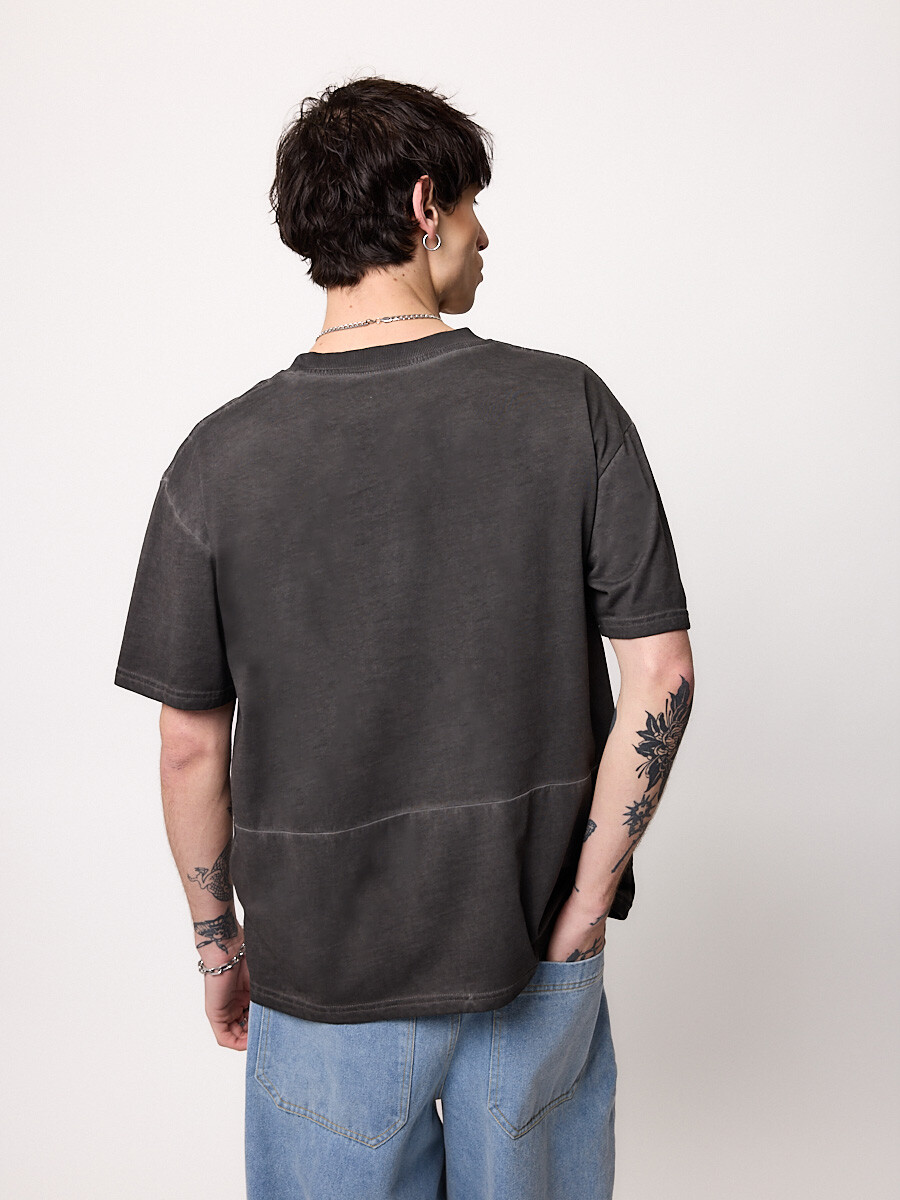 T-SHIRT M/C RILOK DIXIE Gris Oscuro
