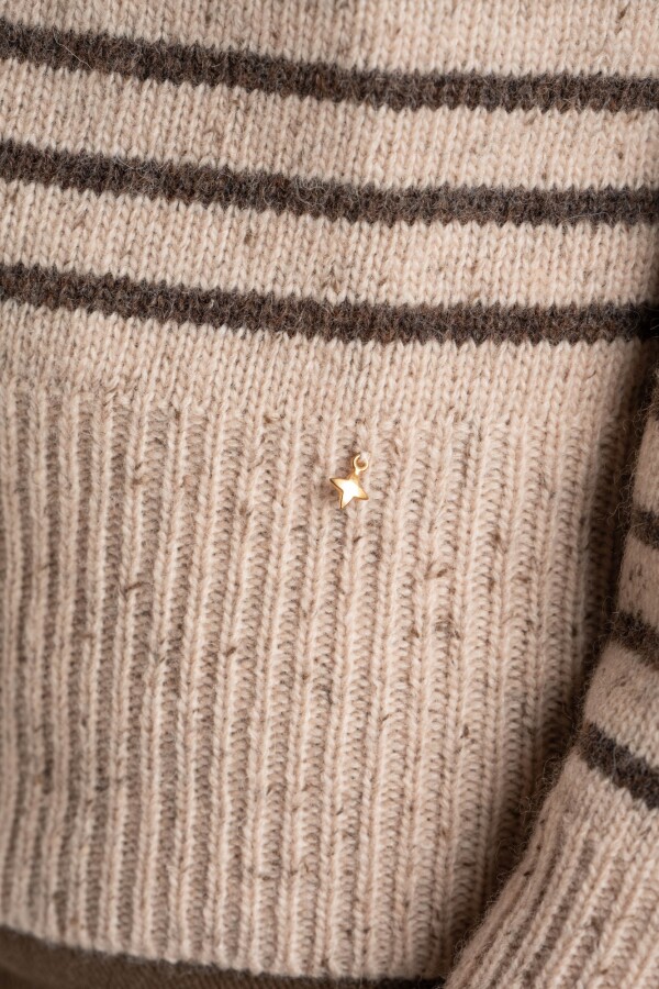 Sweater Lana Botones Verde