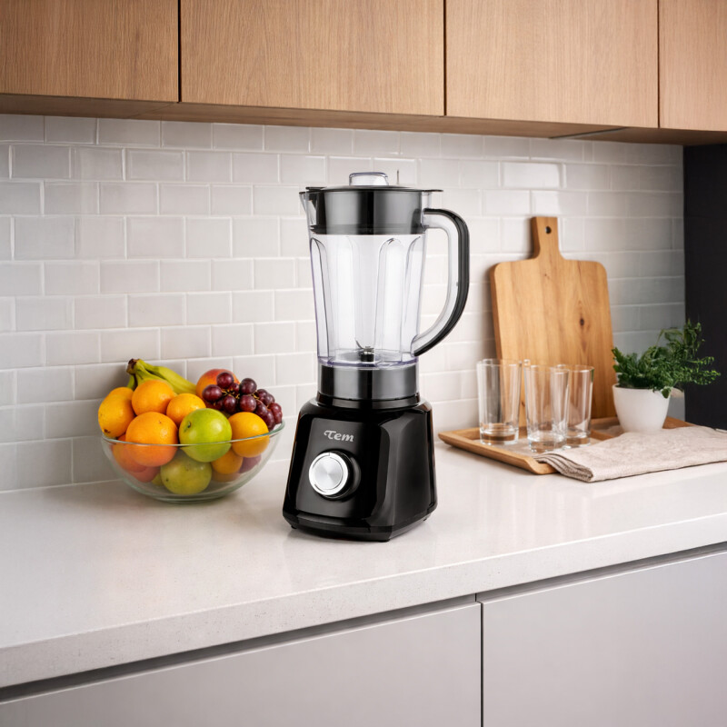 Licuadora Jarra De Plástico Tem T1wli600w 1.5 Lt 600w Color Negro Licuadora Jarra De Plástico Tem T1wli600w 1.5 Lt 600w Color Negro