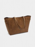 Bolso Shopper Grabado Animal camel