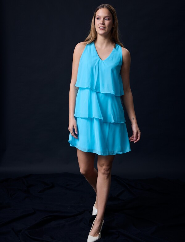 Vestido Capas CELESTE