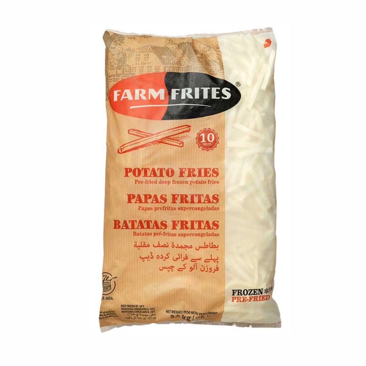 Papas Fritas Corte Tradicional – 2,5 Kg. 