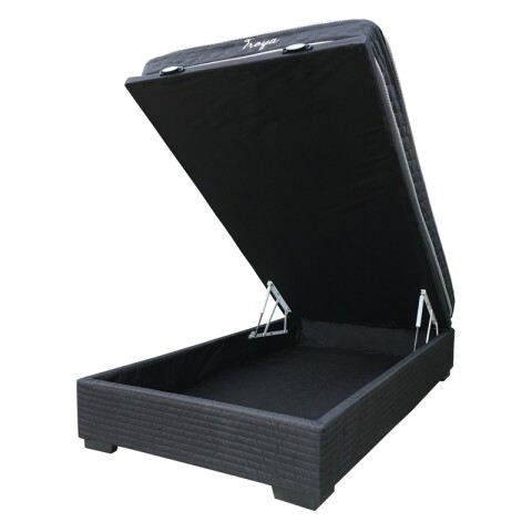 Sommier TROYA BOX BAÚL - 1 Plaza y Media - Espuma - Reversible - 110x188x16cm - 130 Kg Sommier TROYA BOX BAÚL - 1 Plaza y Media - Espuma - Reversible - 110x188x16cm - 130 Kg