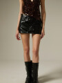 Short Pollera Lioren Negro