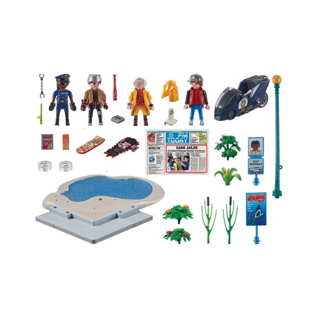 Playmobil Back to the Future parte II Persecución 80 piezas Playmobil Back to the Future parte II Persecución 80 piezas