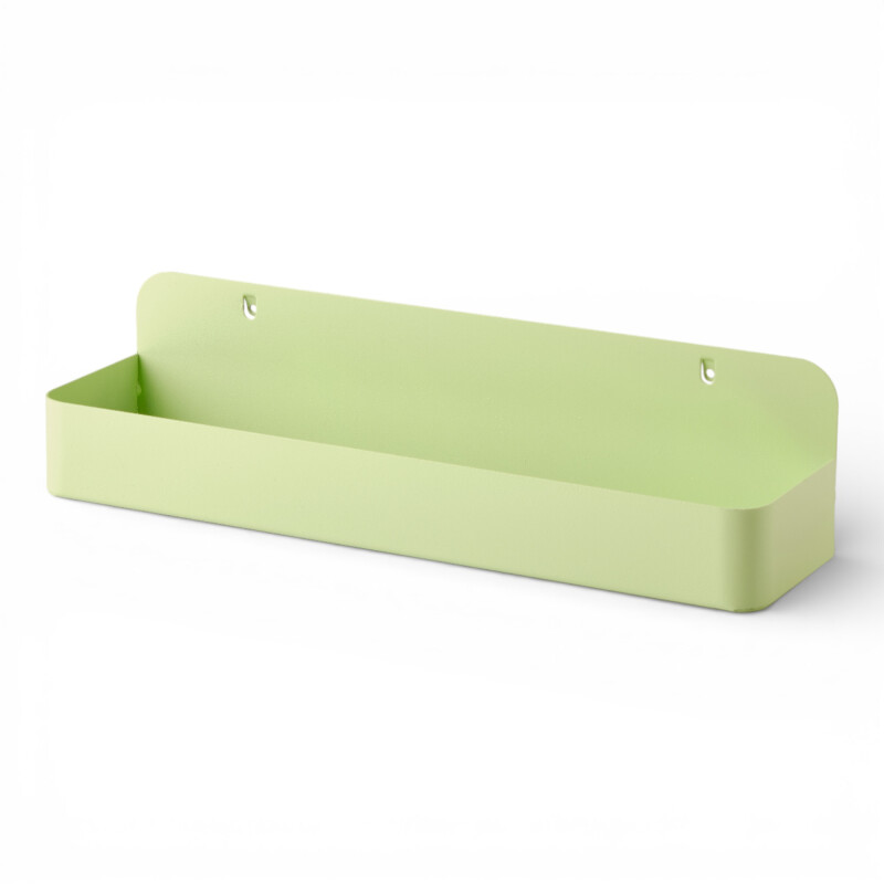 Caja cuadrada grande para panel perforado pegboard metálico Verde