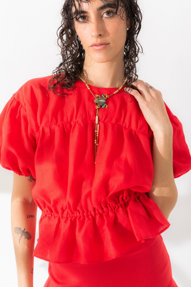 BLUSA OCTOPUS - Rojo 