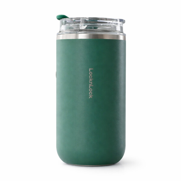 Vaso Termico Acero Inoxidable Hermetico Tapa Aislante 350ml Color Verde