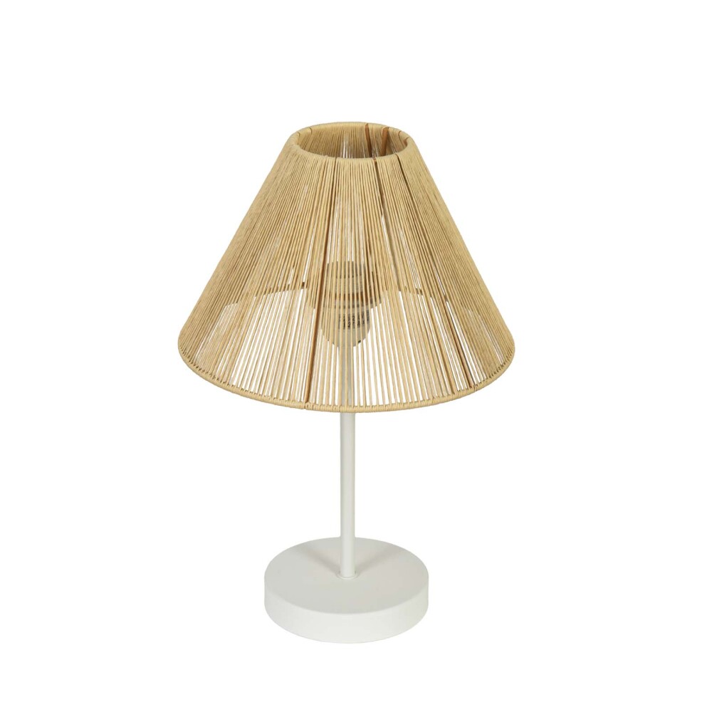 LÁMPARA DE MESA NEW YO NATURAL/BEIGE RATTÁN ML238628