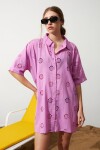 Túnica broderie lila