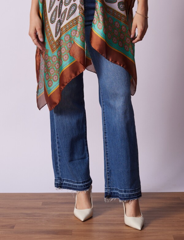 Kimono Arabescos MARRON/MULTI