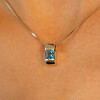 Colgante con cadena Celandine de plata 925 con topacio azul Colgante con cadena Celandine de plata 925 con topacio azul