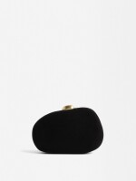 Clutch De Fiesta Ovalado negro