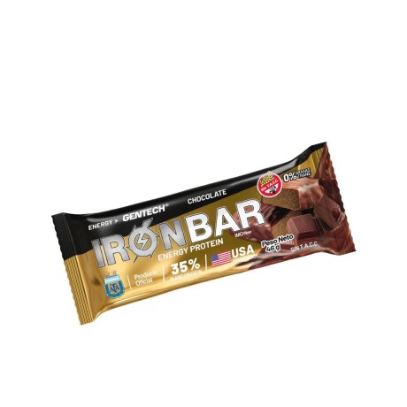 Barra Proteica Sin TACC Iron Bar Gentech Chocolate